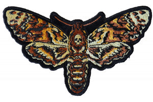 Animal Patches Small Psycho Moth Patch with Skull