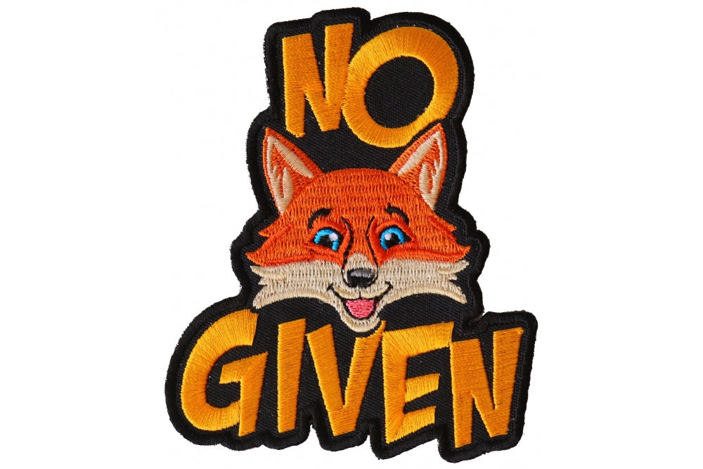 Funny Patches No Fox Given Funny Patch – Stargazer Embroidery