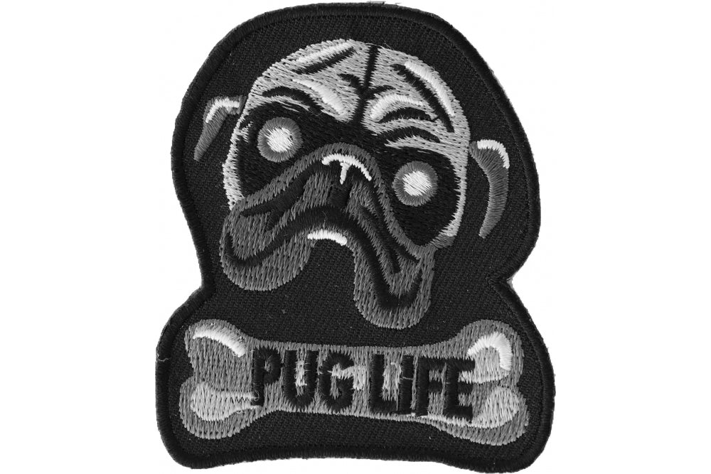 Funny Patches Pug Life Funny Patch – Stargazer Embroidery