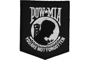 Military Patches POW MIA Patch Black and White