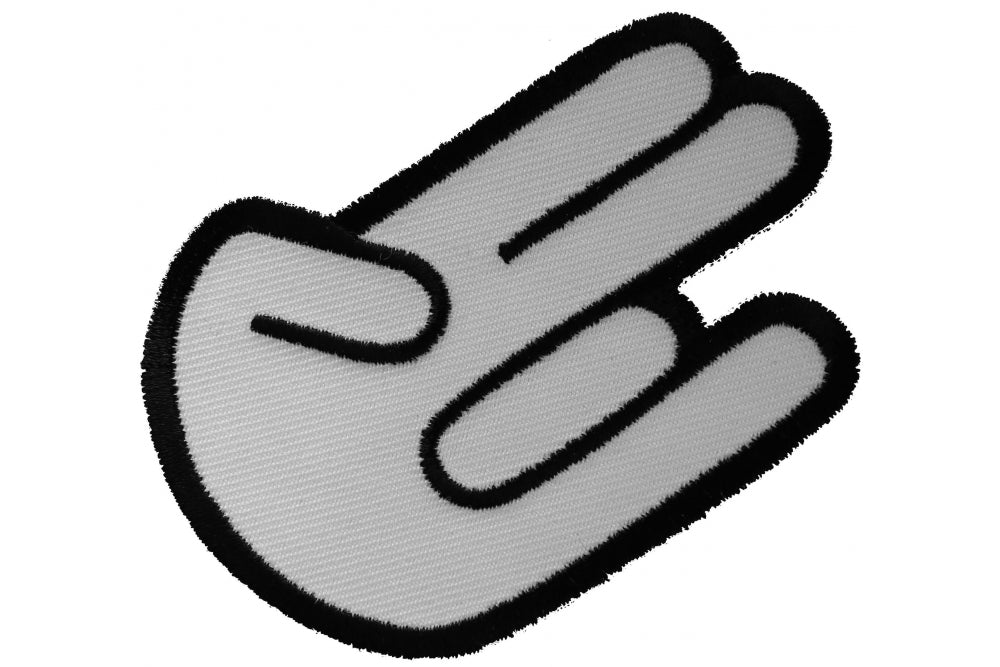 Naughty Patches Shocker Hand Sign Patch – Stargazer Embroidery