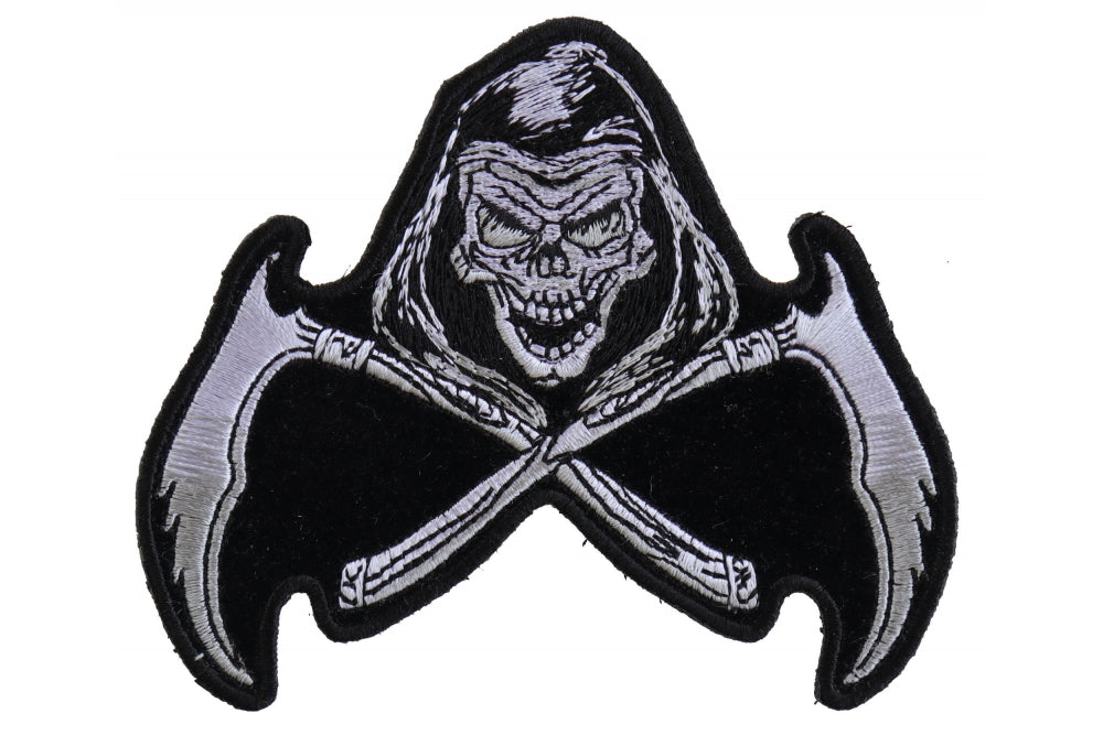 Skull Patches Reaper Scythe Patch